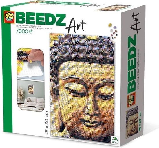 SES Creative Beedz Art zažehľovacie korálky Buddha (7000 ks)
