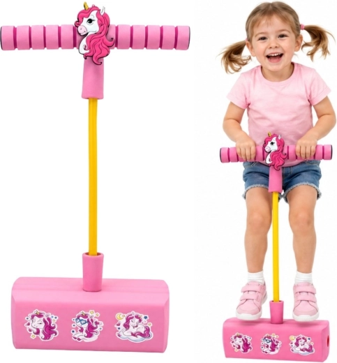 Woopie penový pogo skokan pre deti – jednorožec