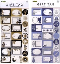 Samolepky na darčeky Vianoce 40,4x18,5 cm