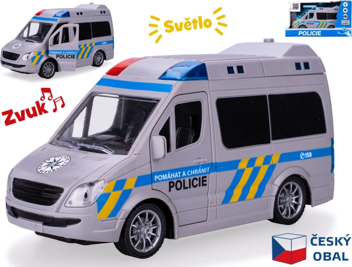 Policajné auto CZ 1:20 so svetlami a zvukmi