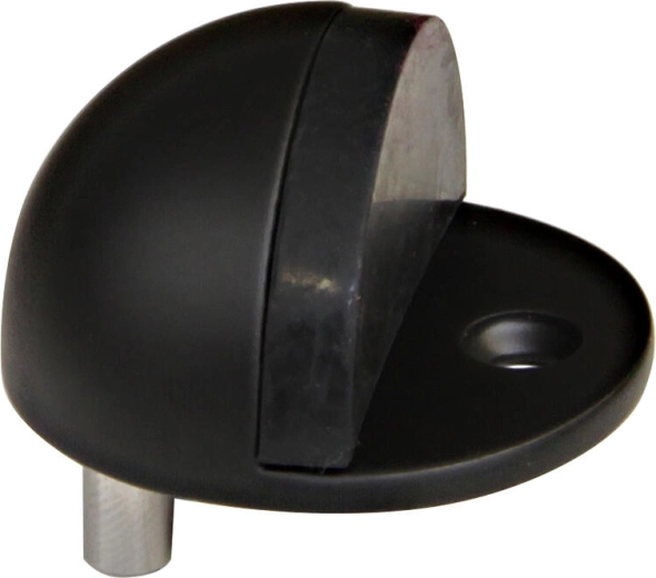 Dverová zarážka z nehrdzavejúcej ocele 43 × 24 mm, matná čierna