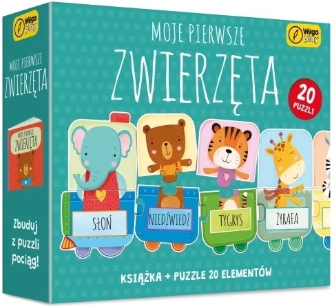 Moje prvé zvieratká: Puzzle a kniha