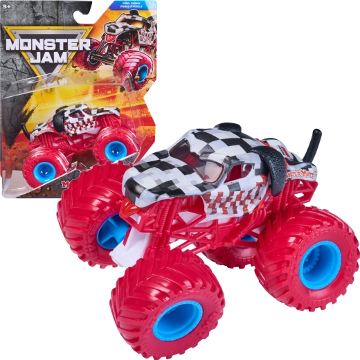 Monster Jam Monster Mutt Dalmatian monster truck v mierke 1:64