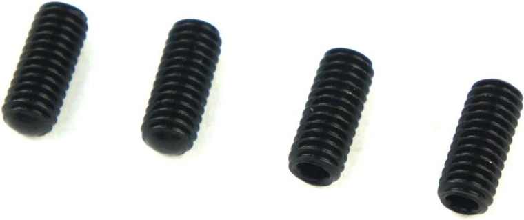 Jamara nastavovacia skrutka M4 × 10 mm s okrúhlou hlavou, 4 ks