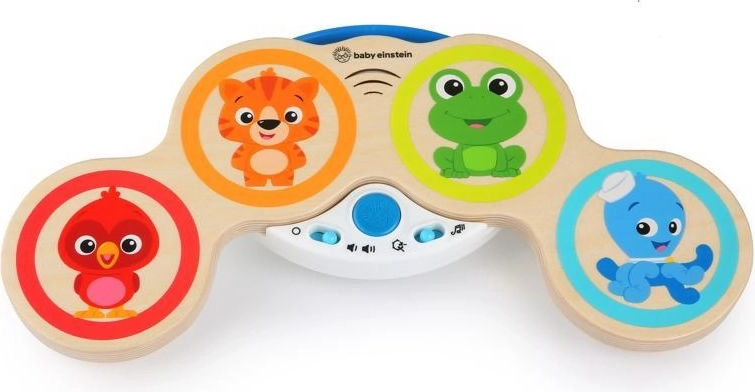 Baby Einstein drevené hudobné bubny Magic Touch od Hape