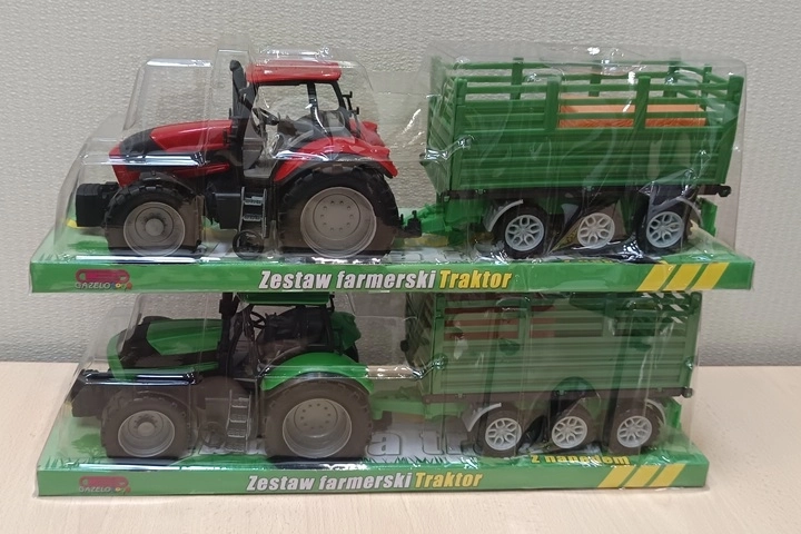Detský traktor s prívesom