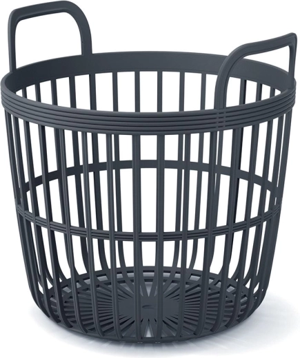 Kôš Zoe Basket s úchytmi 36,4 cm – antracit