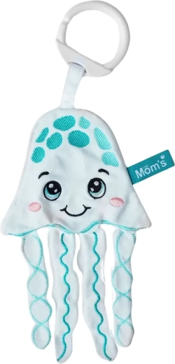 Šuštivá závesná látková hračka Medúza pre bábätká 0+ Mom's Care
