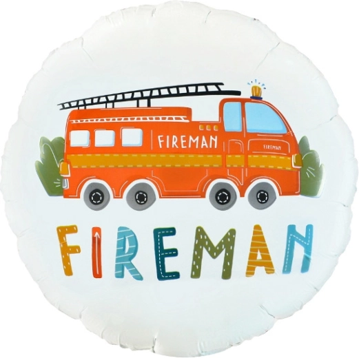 Fóliový balónik Fireman guľatý 18"