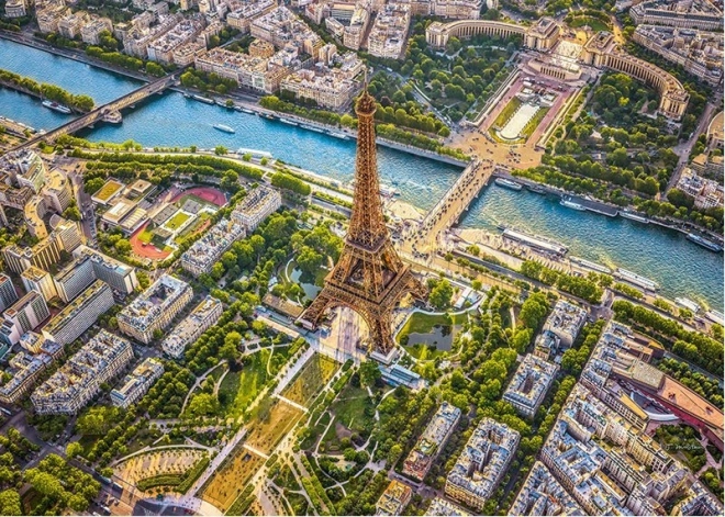 Puzzle Eiffelova veža v Paríži 1000 dielikov od Good Times