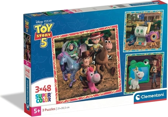 Clementoni Toy Story detské puzzle Square 3×48 dielikov