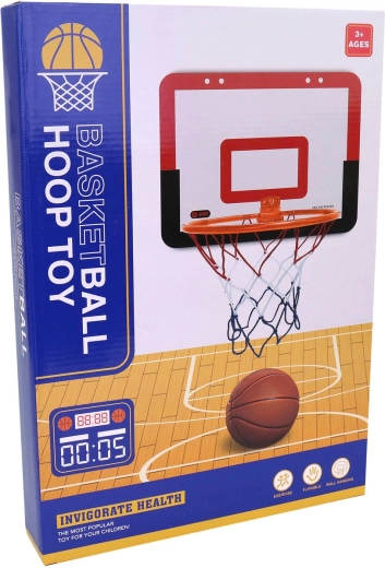 Detská basketbalová sada s košom, loptou a pumpičkou 40 × 26 cm