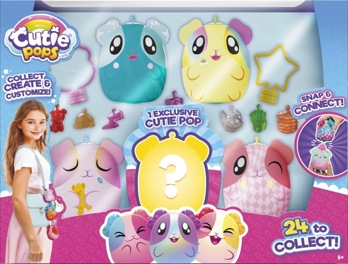 Cutie Pops sada príveskov na batoh s prekvapením (5 ks) - viac druhov