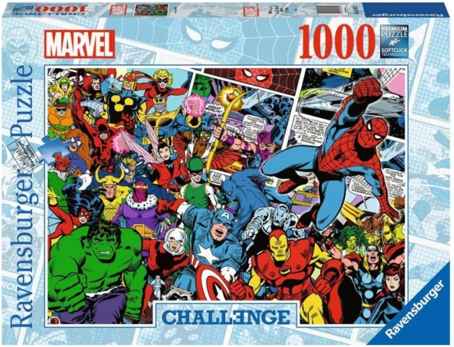 Ravensburger puzzlová výzva Marvel 1000 dielikov