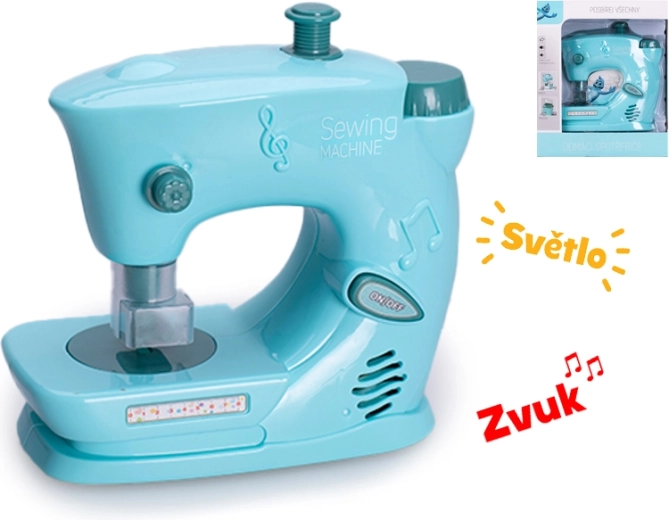 Detský šijací stroj so svetlom a zvukom, 15 × 15 cm