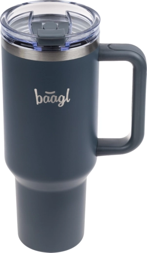 Baagl B-Cup antracitový termohrnček so slamkou 1,18 l