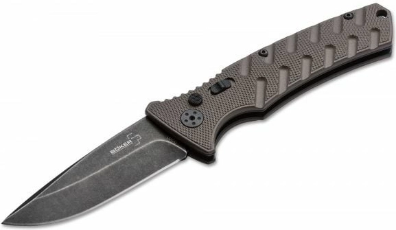 Böker Plus Strike drop point coyote automatický nôž