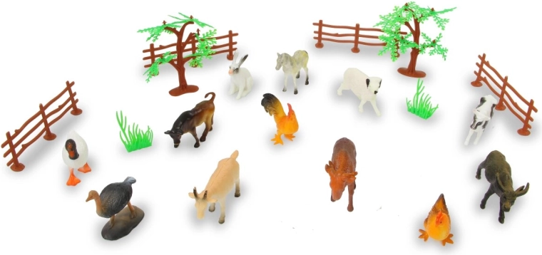 Jamara farm animals – sada farmárskych zvierat 20 dielov