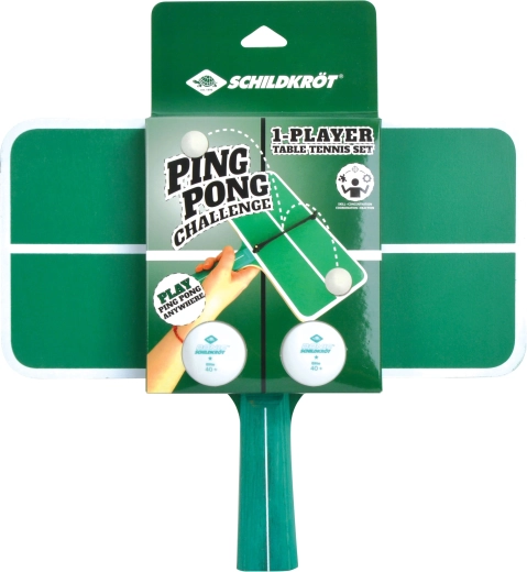 Schildkröt súprava na stolný tenis pre jedného hráča – ping pong challenge