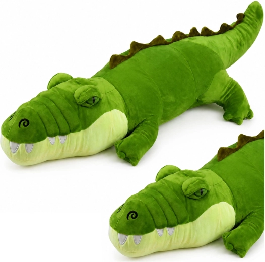 Plyšový krokodíl realistický zelený 70 cm - 1 kus