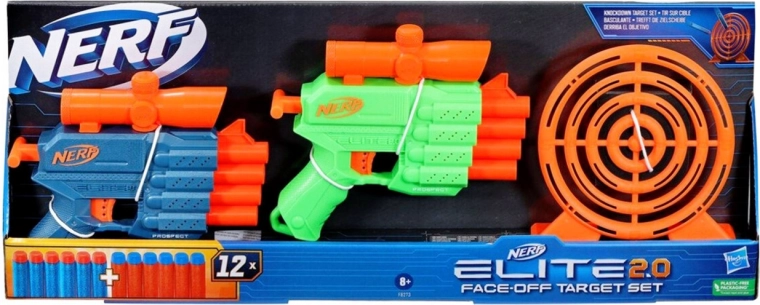 Nerf Elite 2.0 Face-Off sada s terčom a 2 blastermi