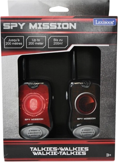 Detské vysielačky Lexibook SPY MISSION s dosahom 200 m