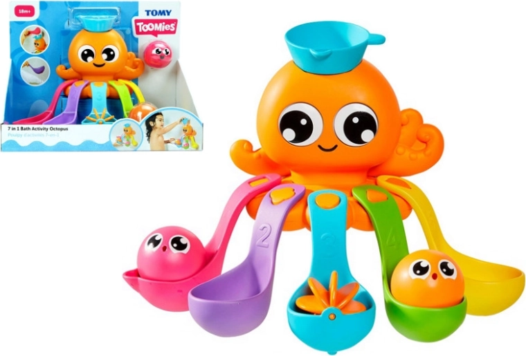 Tomy Toomies kúpacej chobotnička 7 v 1