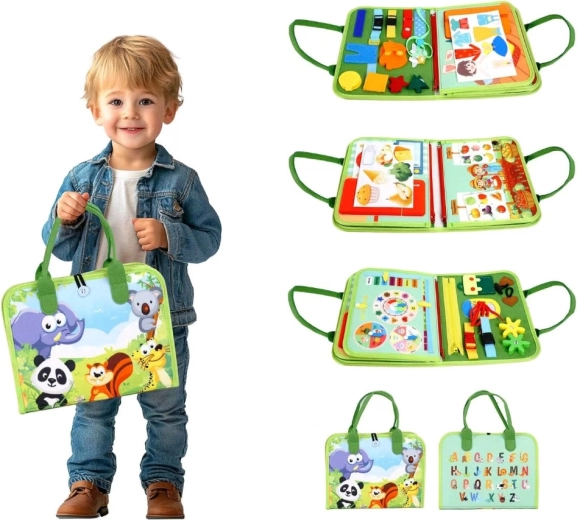 Senzorická busy kniha Safari 2Kids Toys