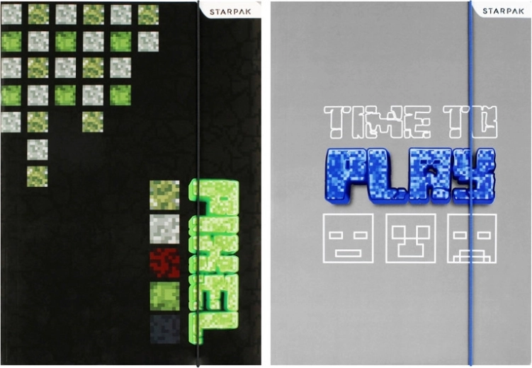 Obal na zošity A4 Minecraft Pixel - 1 kus