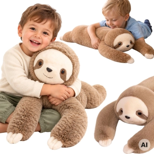 WOOPIE Záťažový senzorický plyšák leňochod 2,5 kg