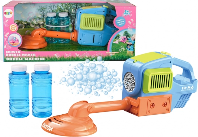 Detská bublinková kosačka na trávu - modrá