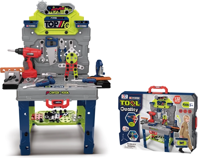 Skladacia detská dielňa s príslušenstvom Sparkys