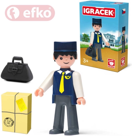 EFKO Igráček poštár s doplnkami v krabičke