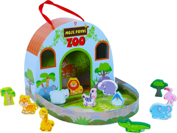 Moja drevená zoo v kufríku