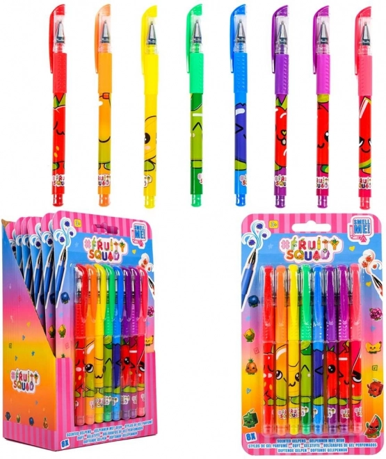 Voňavé gelové perá - Sada 6 ks