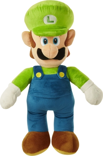 Plyšová figúrka Super Mario - Luigi 30 cm