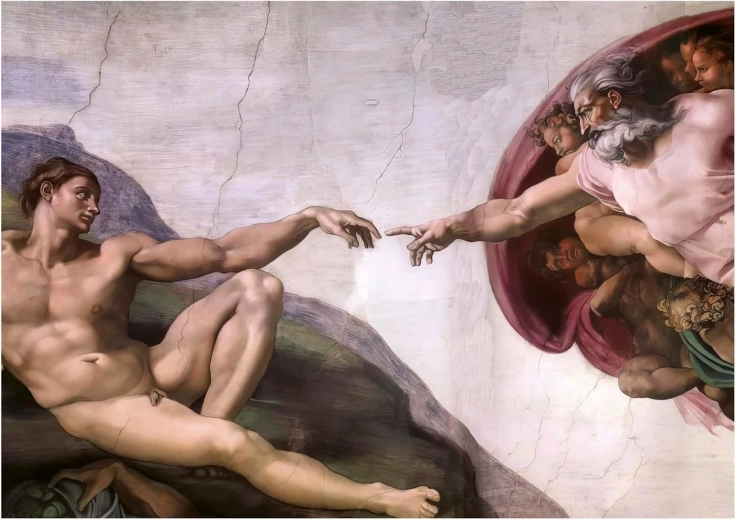 Puzzle Stvorenie Adama 1000 dielikov EDUCA