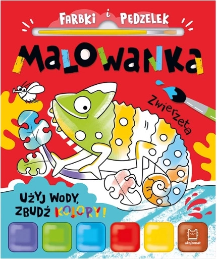 Maľovanka s vodovkami a štetcom – Zvieratká