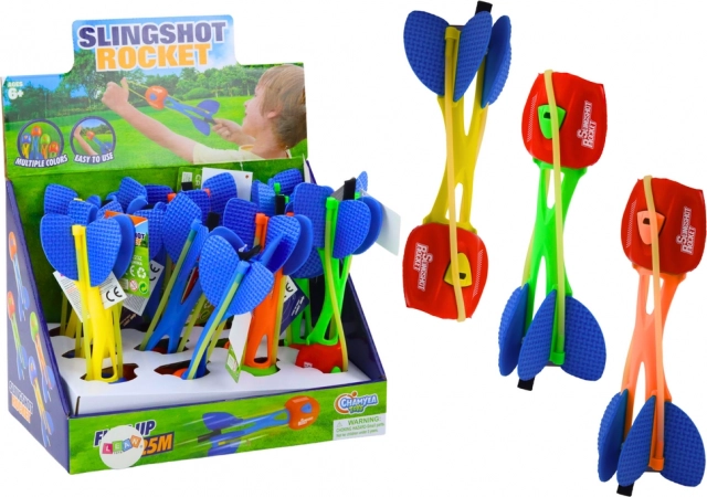 Farebná penová hádzacia raketa s dosahom 25 metrov