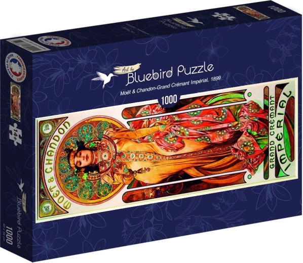 Bluebird vertikálne puzzle Moët & Chandon – Grand Crémant Impérial 1000 dielikov