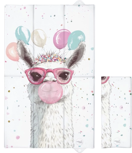 Ceba baby cestovná prebaľovacia podložka basic crazy lama 80 × 50 cm