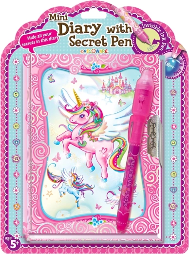 Denník Pegas s tajným UV perom a zámkom