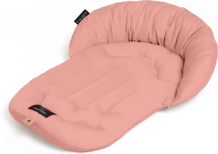 FikaGo mäkká podložka s vankúšikom Mushroom Pink veľkosť L