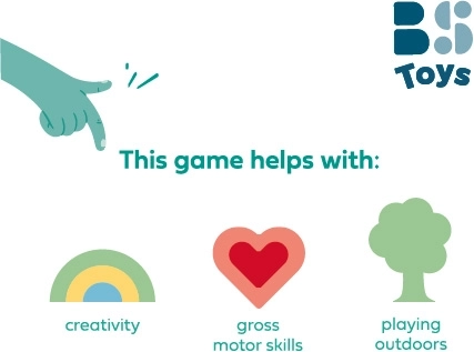 Hry s kriedami na chodník – kreatívna vonkajšia sada pre deti