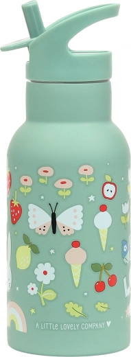 A Little Lovely Company nerezová fľaša na pitie 350 ml – Radosť