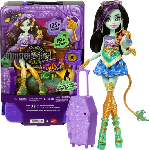 monster high jinafire long cestovný set s prekvapeniami 28 cm