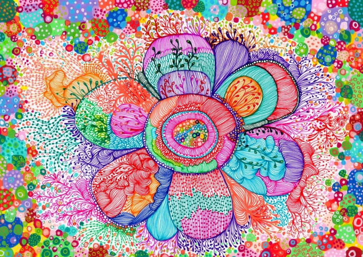 Enjoy puzzle Kvetinový rytmus 1000 dielikov