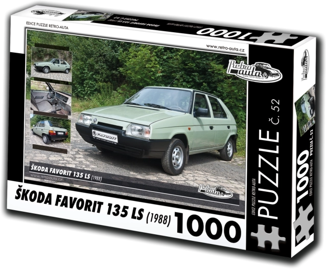 Puzzle RETRO-AUTA Škoda Favorit 135 LS 1000 dielikov