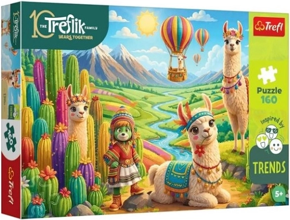 Trefl detské puzzle Lamy 160 dielikov