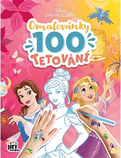 Omaľovánky so 100 tetovaniami Disney Princezné